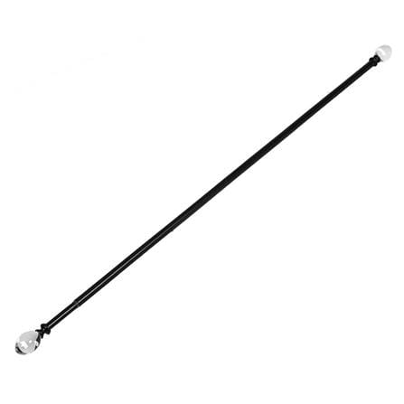 STEEL TENSION ROD HOME LIVING STYLE OVAL 110-210CM BLACK
