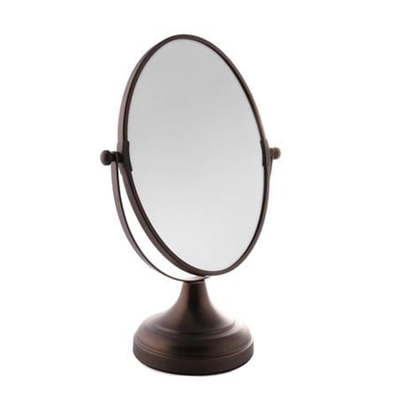 MAGNIFYING FACIAL MIRROR MOYA M7312 ANTIQUE BRASS