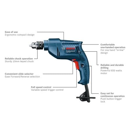 ELECTRICAL DRILL BOSCH GBM 350 06011A95L0