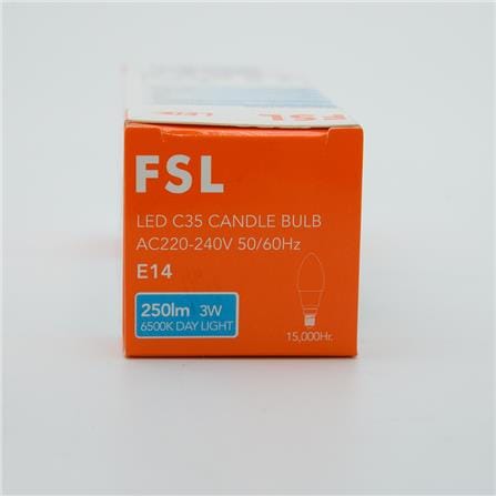 LED CANDLE BULB 3W E14 DL CDL3WE14DL FSL