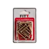 SELF-DRILLING SCREW TP FITT 8X1-1/2" 25EA