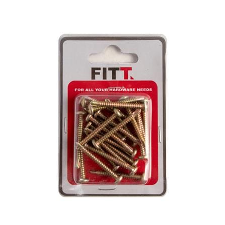 SELF-DRILLING SCREW TP FITT 8X1-1/2" 25EA