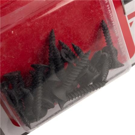 SELF-TAPPING SCREW FITT 1" BLACK 25EA