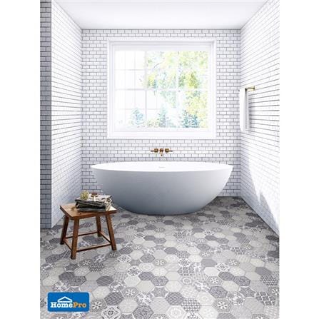 DURAGRES FLOORTILE 40X40CM LUCIANA GREY GRADE A 0.96M2