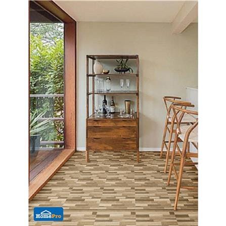 DURAGRES FLOORTILE 40X40 LEGOWOOD BROWN 0.96M2