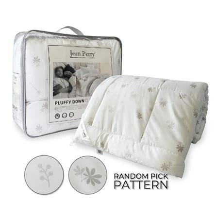 JEAN PERRY PLUFFY DOWN QUILT KING SIZE WHITE