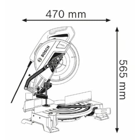 GCM 10 MX MITRE SAW 0601B290L0 BOSCH PROFESSIONAL