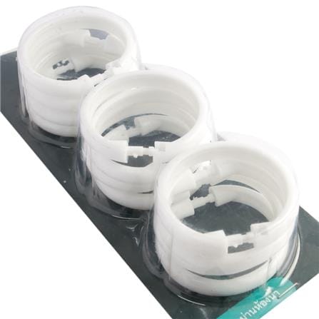 ZIMMPLE SHOWER CURTAIN HOOK HK-02 WHITE