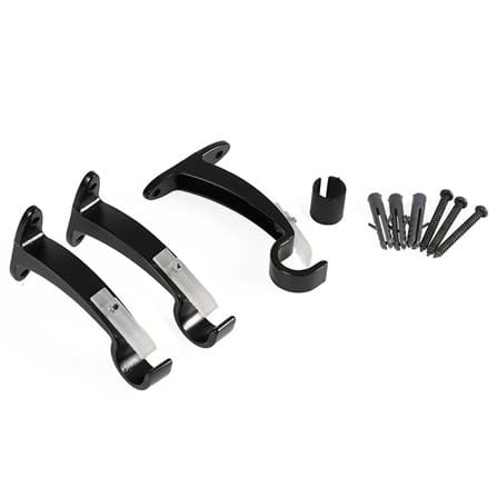 STEEL TENSION ROD HOME LIVING STYLE OVAL 180-310CM BLACK