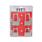PADLOCK FITT MK 50MM 4EA/SET STAINLESS STEEL
