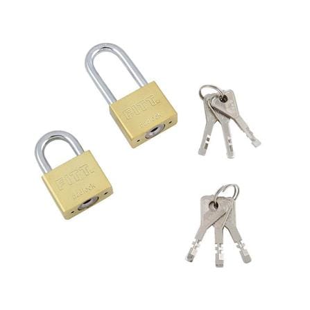 PADLOCK FITT MK 50MM 4EA/SET GOLD