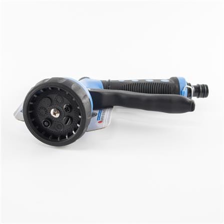 ADJUSTABLE GARDEN HOSE NOZZLE WITH SOFT GRIP ARAI BLACK-BLUE