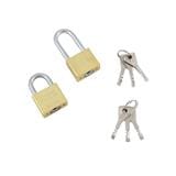 PADLOCK FITT MK 40MM 3EA/SET GOLD