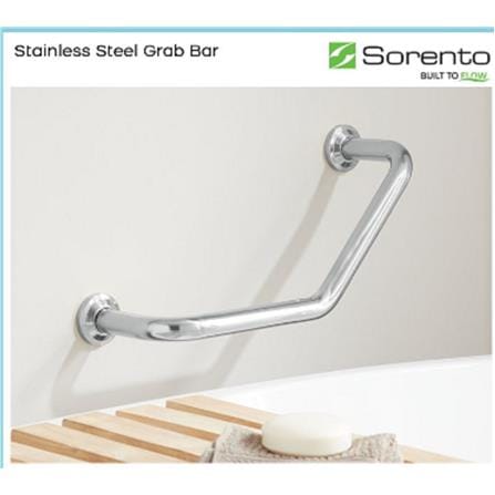 SORENTO SAFETY GRAB BAR STAINLESS STEEL SRT393-18 W48XW16XD7 CM SILVER