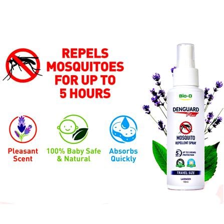 BIO-D DENGUARD PLUS MOSQUITO REPELLENT SPRAY 100ML LAVENDER