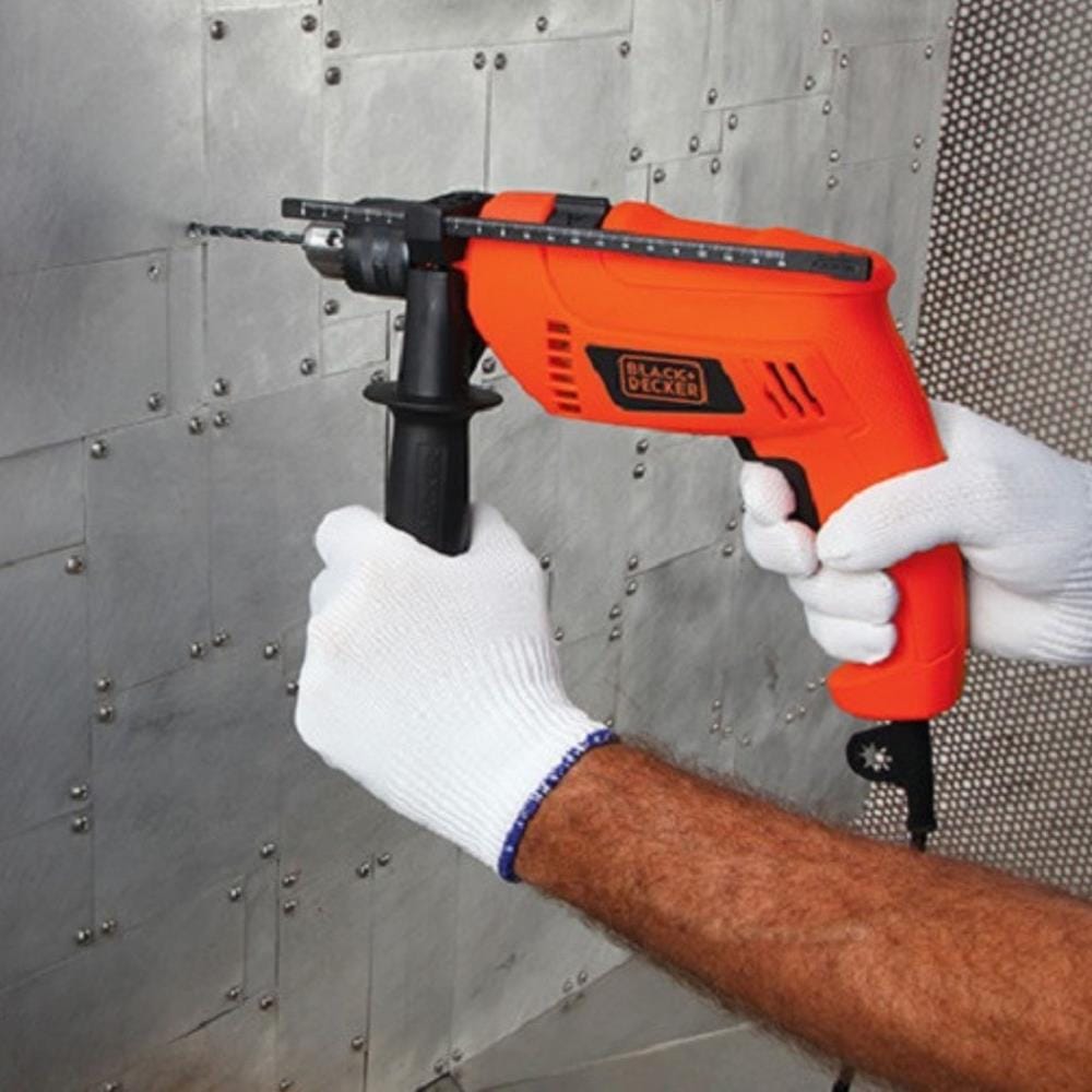 ELECTRICAL DRILL BLACK & DECKER HD650BHX ORANGE W22xD20xH39CM 650W