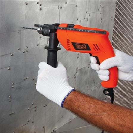 ELECTRICAL DRILL BLACK & DECKER HD650BHX ORANGE W22xD20xH39CM 650W