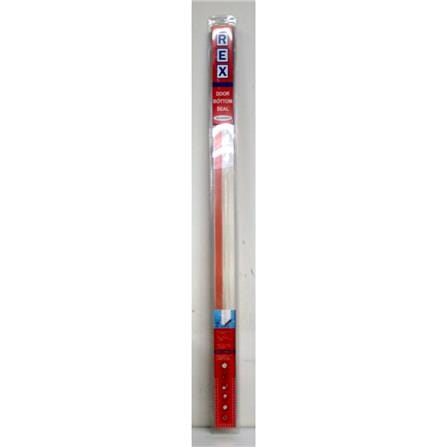 REX PLASTIC RUBBER DOOR BOTTOM SEAL 1909 TRANSPARENT