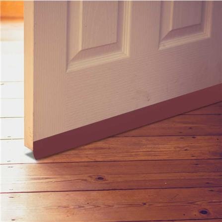 REX PLASTIC RUBBER DOOR BOTTOM SEAL 19018 BROWN