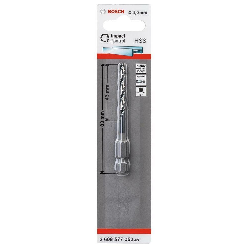 BOSCH METAL DRILL BIT 4MM 2608577052
