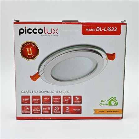 DL-L/633/PCL/18W/WW PICCO 6" RD