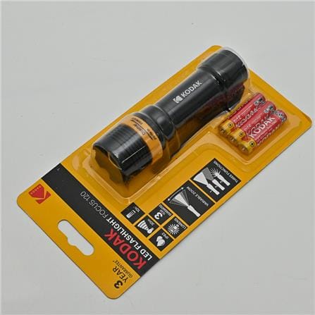LED 3 MODE FLASHLIGHT + ZOOM 3XAAA KODAK