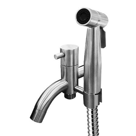 FILTON RINSING SPRAY SET BF-TWBH-02 H12XW13XD13CM SILVER