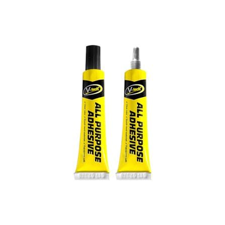 V-TECH ALL PURPOSE ADHESIVE CLEAR 7ML X 2 EACH