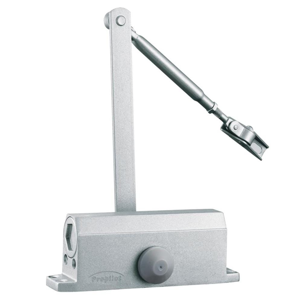 PROPILOT SURFACE MOUNTED DOOR CLOSER P-51 SATIN CHROME
