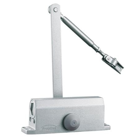 PROPILOT SURFACE MOUNTED DOOR CLOSER P-51 SATIN CHROME