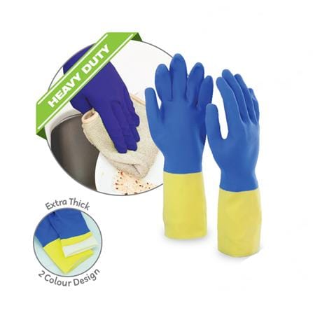 POLYCO HEAVY-WEIGHT DOUBLE DIPPED LATEX GLOVE #09