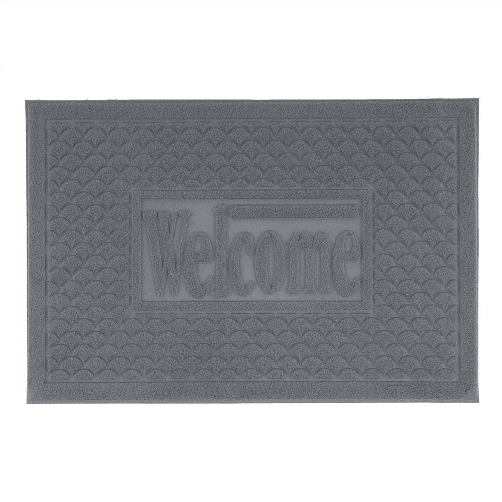 DOOR MAT HOME LIVING STYLE MX2042 39X59CM GRAY