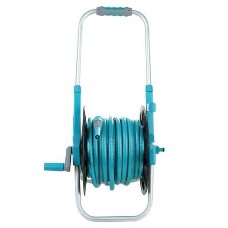 GROUND-BASED HOSE REEL SPRING N04-KNITTING 1/2"X30M BLUE