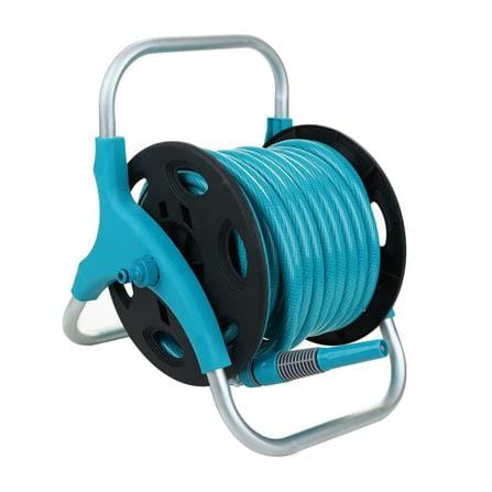 GROUND-BASED HOSE REEL SPRING N03-KNITTING 1/2"X20M BLUE