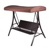 3-SEATS SWING SPRING POLY BROWN