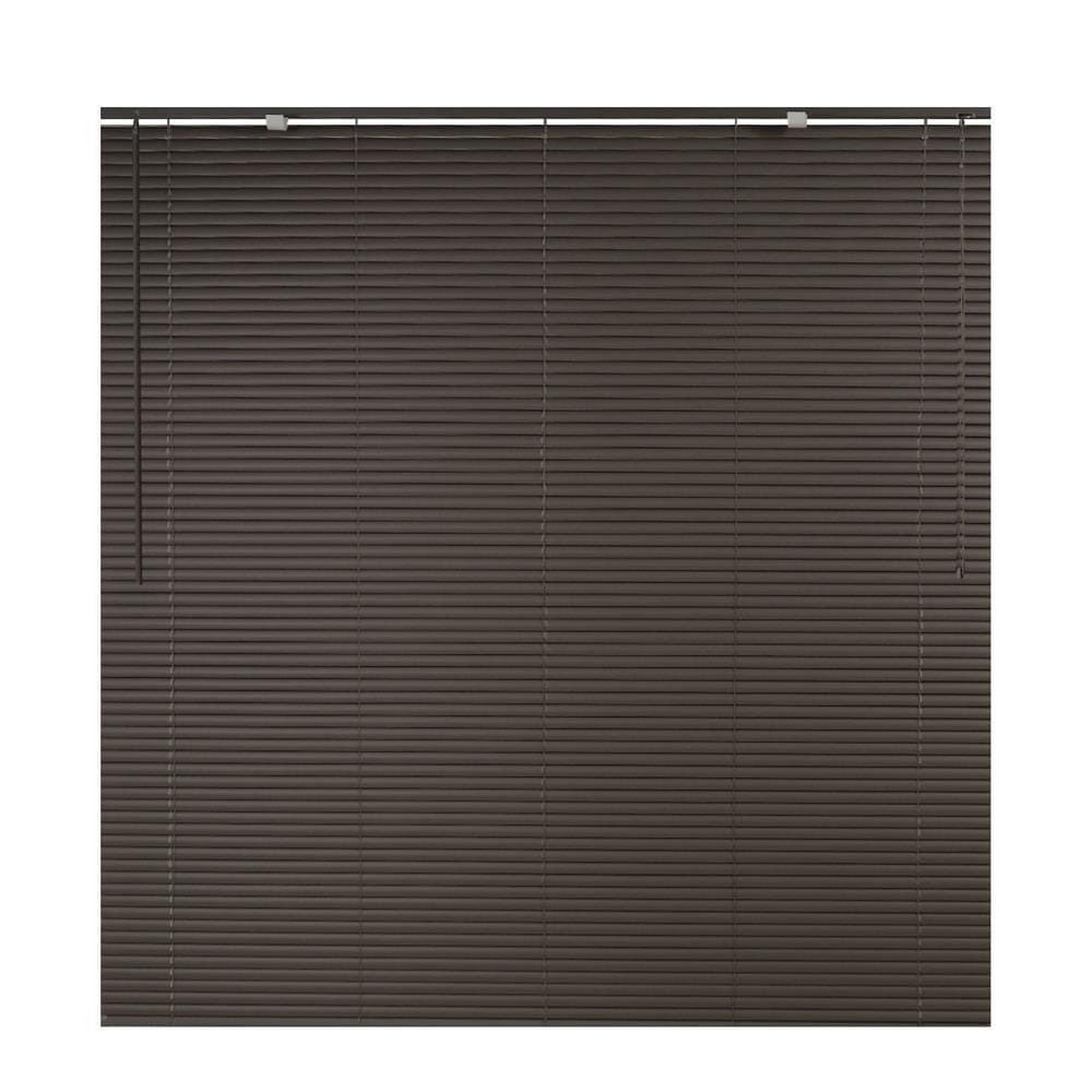 VINYL VENETIAN BLIND HOME LIVING STYLE 155X160CM DARK BROWN
