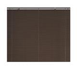 VINYL VENETIAN BLIND HOME LIVING STYLE 155X130CM DARK BROWN