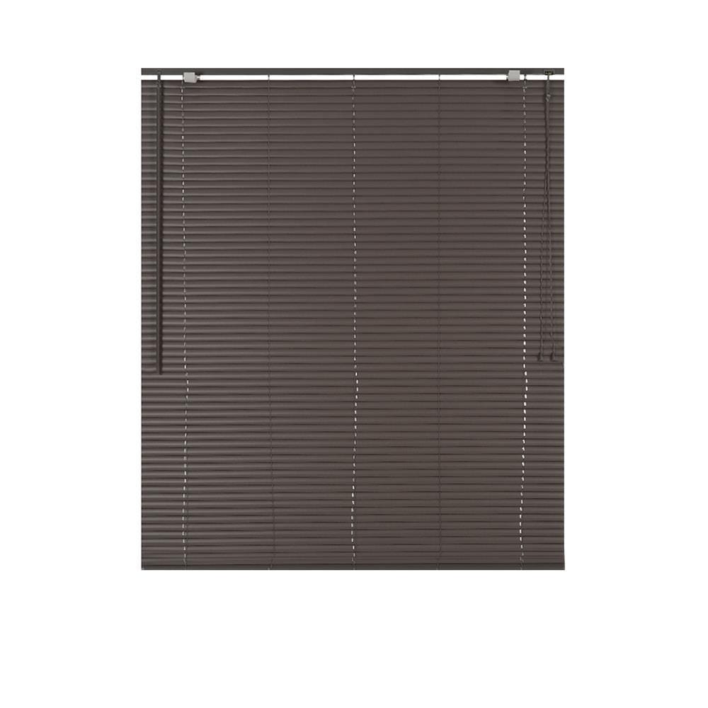 VINYL VENETIAN BLIND HOME LIVING STYLE 120X130CM DARK BROWN