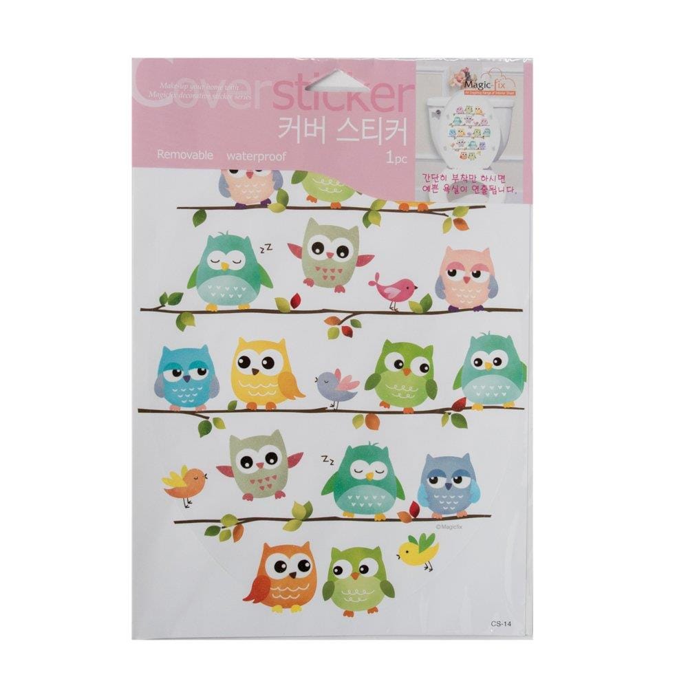 STM DIY STICKER OWL 20X27CM