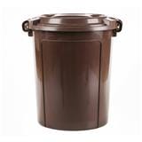 HOMEPRO APISITH ROUND BUCKET WITH LOCK LID 333 W47XD47XH53 CM 62L BROWN