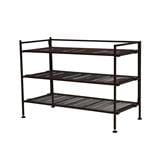 3 TIER SHOE RACK STACKO SHE15909 BROWN 67.3X30.9X48.5CM