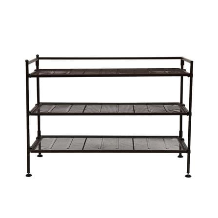 3 TIER SHOE RACK STACKO SHE15909 BROWN 67.3X30.9X48.5CM