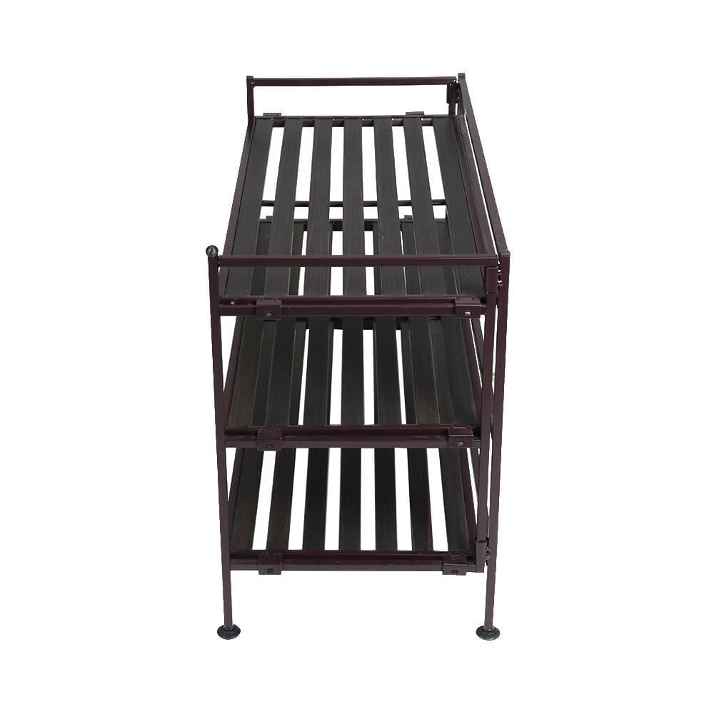 3 TIER SHOE RACK STACKO SHE15895 BROWN