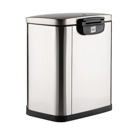ROUND DUSTBIN PEDAL ACCO EK9366MT 20L SILVER