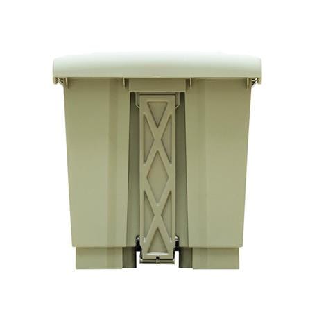 SQUARE DUSTBIN PEDAL ACCO V018051 30L GREY