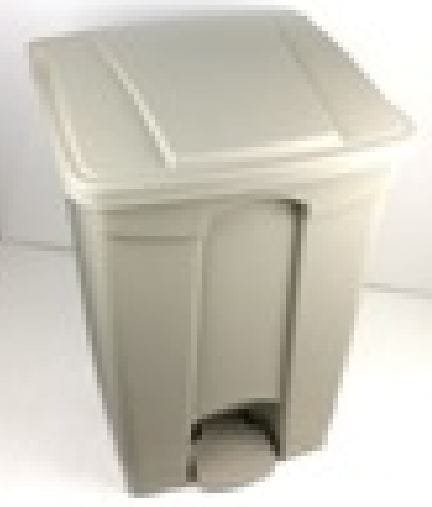 SQUARE DUSTBIN PEDAL ACCO V018051 45L GREY