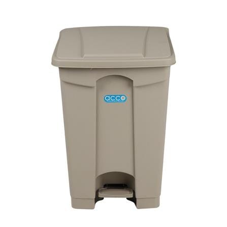 SQUARE DUSTBIN PEDAL ACCO V018051 45L GREY