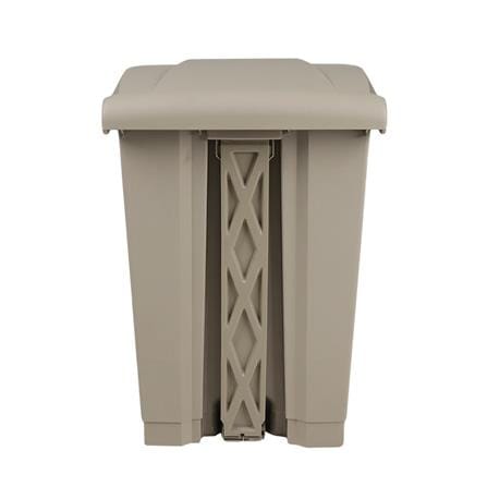 SQUARE DUSTBIN PEDAL ACCO V018051 45L GREY