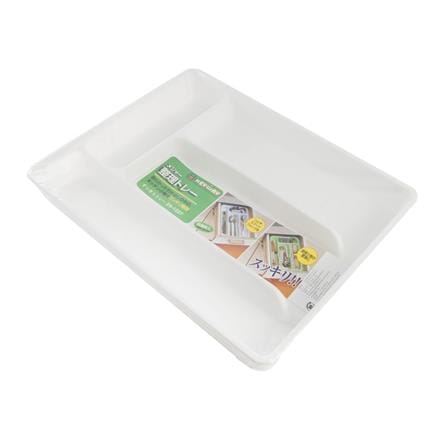 4-COMPARTMENT SILVERWARE TRAY KEYWAY ZS-1227 WHITE