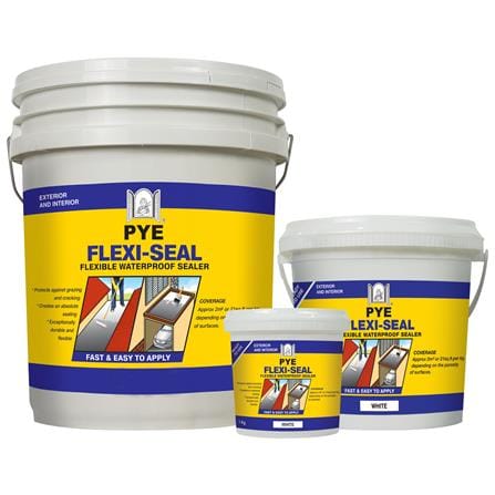 PYE FLEXI-SEAL (WATERPROOF SEALER) 1.0KG WHITE